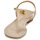 Schoenen Dames Sandalen / Open schoenen Lauren Ralph Lauren ELLINGTON-SANDALS-FLAT SANDAL Beige