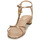 Schoenen Dames Sandalen / Open schoenen Lauren Ralph Lauren FALLON-SANDALS-FLAT SANDAL Goud