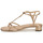 Schoenen Dames Sandalen / Open schoenen Lauren Ralph Lauren FALLON-SANDALS-FLAT SANDAL Goud