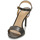 Schoenen Dames Sandalen / Open schoenen Lauren Ralph Lauren GWEN-SANDALS-HEEL SANDAL Zwart