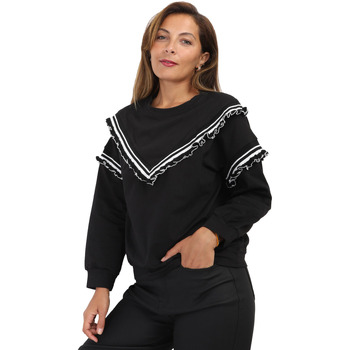 Textiel Dames Sweaters / Sweatshirts La Modeuse 67784_P157553 Zwart