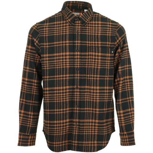 Textiel Heren Overhemden lange mouwen Timberland Ls Heavy Flannel Check Zwart
