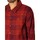 Textiel Heren Pyjama's / nachthemden Calvin Klein Jeans Pyjamaset van puur flanellen Rood
