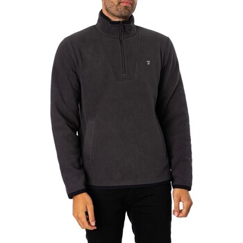 Textiel Heren Sweaters / Sweatshirts Farah Rush-sweatshirt met 1/4 rits Grijs