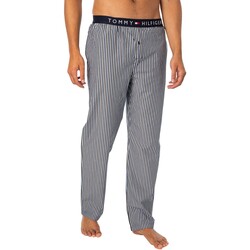 Textiel Heren Pyjama's / nachthemden Tommy Hilfiger Geweven pyjamabroekjes Blauw
