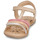 Schoenen Meisjes Sandalen / Open schoenen Kickers DIAMANTO Roze