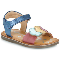 Schoenen Meisjes Sandalen / Open schoenen Kickers DYASTAR Marine / Metaal / Multicolour