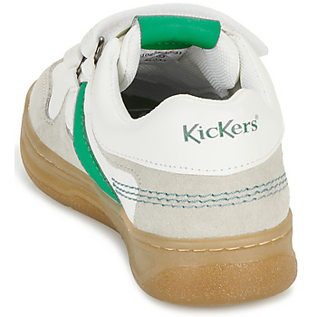 Kickers KALIDO Wit / Grijs / Groen