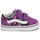 Schoenen Meisjes Lage sneakers Vans Old Skool V Neon Hearts PURPLE/MULTI Violet / Zwart