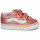 Schoenen Meisjes Lage sneakers Vans Old Skool V SUNRISE GLITTER MULTI/TRUE WHITE Oranje / Rood