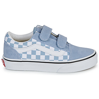 Vans UY Old Skool V COLOR THEORY CHECKERBOARD DUSTY BLUE Blauw