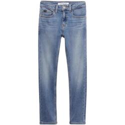 Textiel Jongens Broeken / Pantalons Calvin Klein Jeans  Blauw