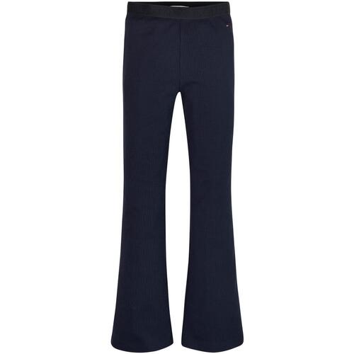 Textiel Meisjes Broeken / Pantalons Tommy Hilfiger  Blauw