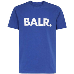 Textiel Heren T-shirts korte mouwen Balr. Brand Straight T-Shirt Blauw