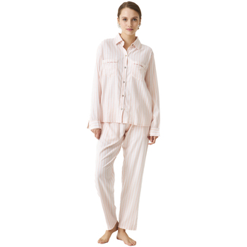 Textiel Dames Pyjama's / nachthemden J&j Brothers JJBDP1500 Roze