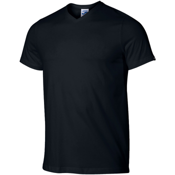 Textiel Heren T-shirts korte mouwen Joma Versalles Short Sleeve Tee Zwart