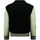 Textiel Heren Jasjes / Blazers Enos Geborduurde Vintage Varsity Jacket Zwart