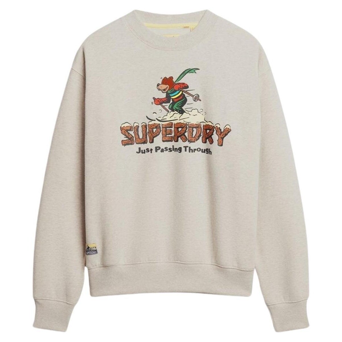 Textiel Dames Sweaters / Sweatshirts Superdry  Grijs