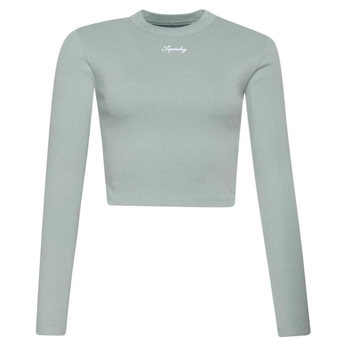 Textiel Dames T-shirts & Polo’s Superdry  Groen