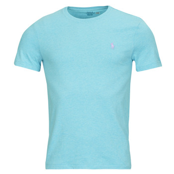 Textiel Heren T-shirts korte mouwen Polo Ralph Lauren T-SHIRT AJUSTE EN COTON Blauw / Turquoize / Nova