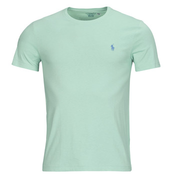 Textiel Heren T-shirts korte mouwen Polo Ralph Lauren T-SHIRT AJUSTE EN COTON Groen / Aqua / Groen