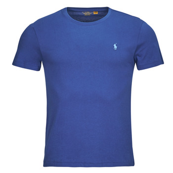 Textiel Heren T-shirts korte mouwen Polo Ralph Lauren T-SHIRT AJUSTE EN COTON Blauw / Beach / Royal