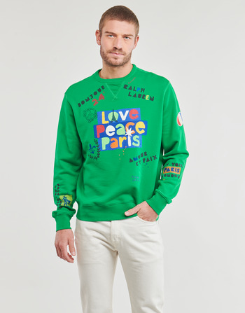 Textiel Heren Sweaters / Sweatshirts Polo Ralph Lauren SWEATSHIRT WELCOME IN PARIS Groen / Multicolour