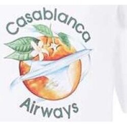 Textiel Heren T-shirts korte mouwen Casablanca MF22-JTS-001-02 Wit
