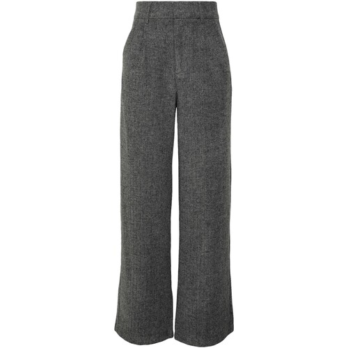 Textiel Dames Broeken / Pantalons Only PANTALON ANCHO ESPIGA  15305631 Grijs