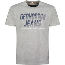 Textiel Heren T-shirts korte mouwen Geographical Norway SX1046HGNO-BLENDED GREY Grijs