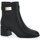 Schoenen Dames Low boots Laura Biagiotti CALF BLACK Zwart