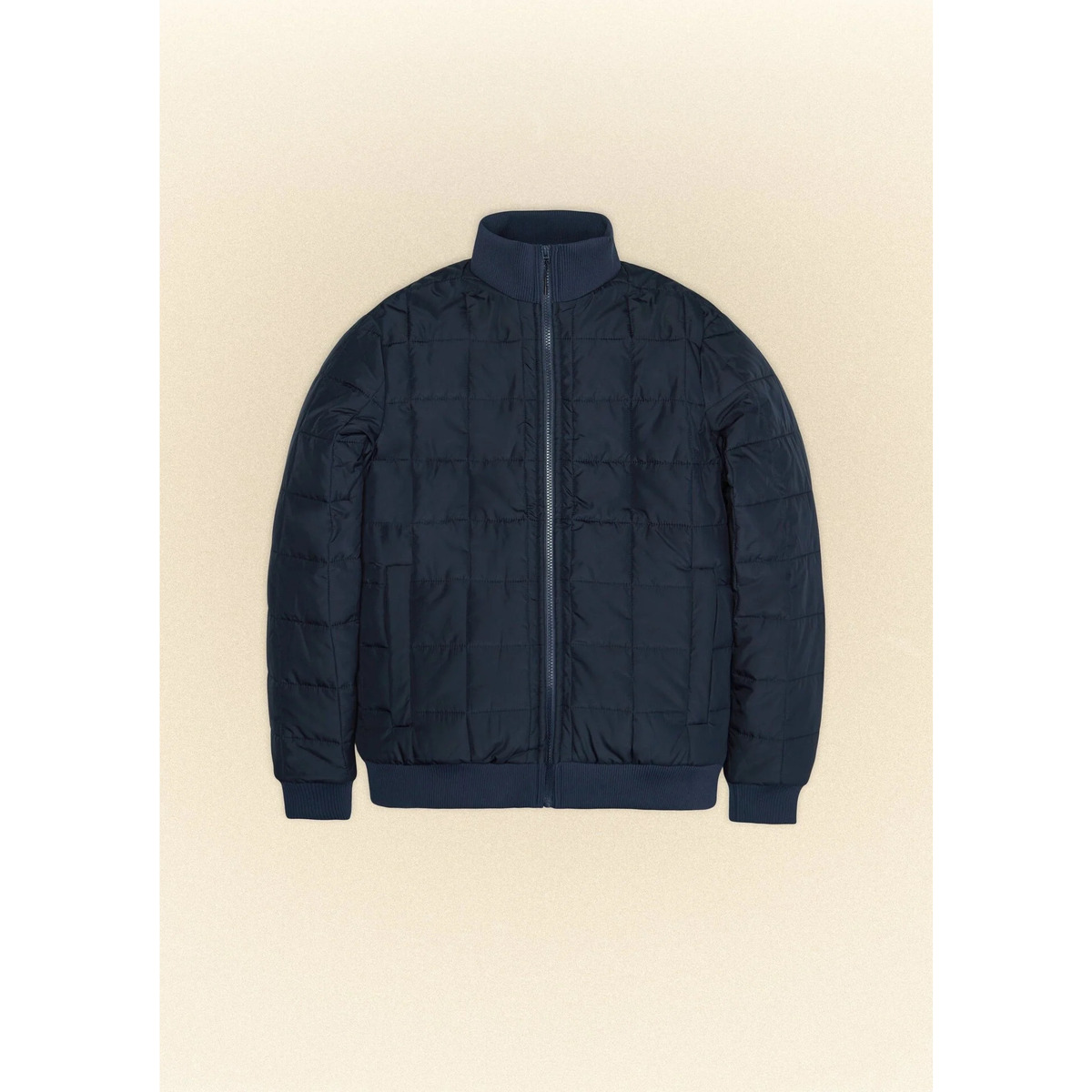 Textiel Dames Jacks / Blazers Rains Liner High Neck Jacket 18180 Navy Blauw