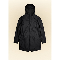 Textiel Dames Jacks / Blazers Rains 1202 long jacket black Zwart