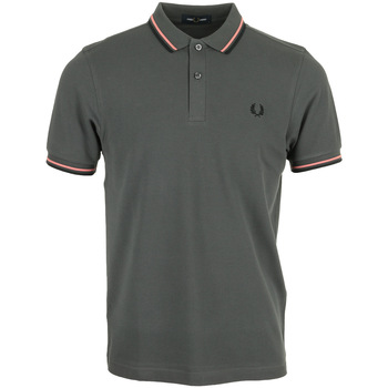 Textiel Heren T-shirts & Polo’s Fred Perry Twin tipped Grijs