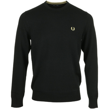 Fred Perry Classic Crew Neck Jumper Zwart