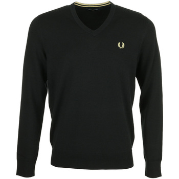Fred Perry Classic V Neck Jumper Zwart