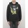 Textiel Heren Sweaters / Sweatshirts Disclaimer Maglia Uomo Con Cappuccio In Felpa Zwart