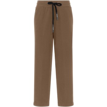 Textiel Dames Broeken / Pantalons Deha Pantalone Comfort Dritto Bruin