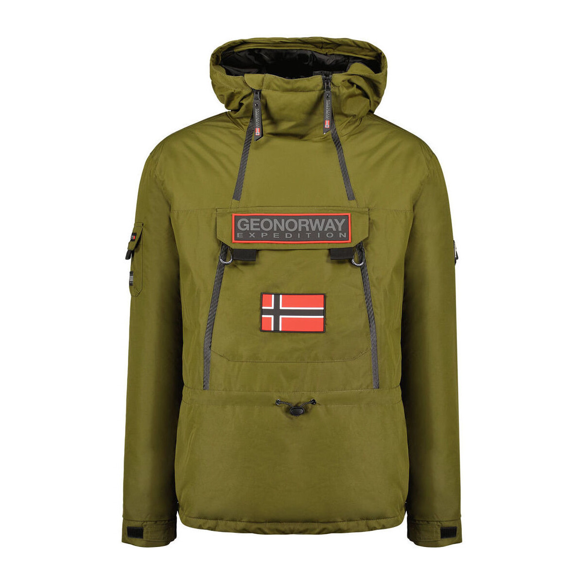 Textiel Heren Trainings jassen Geographical Norway Benyamine054 Man Kaki Groen