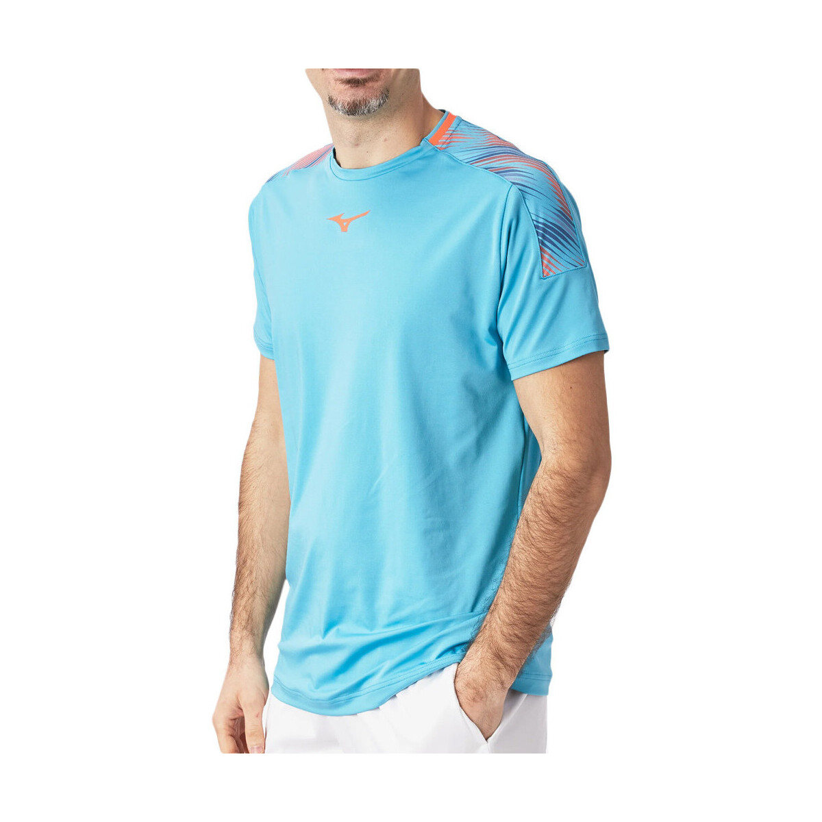 Textiel Heren T-shirts & Polo’s Mizuno  Blauw