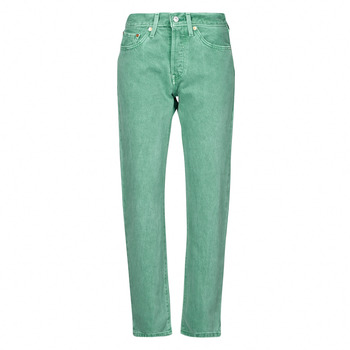 Textiel Dames Boyfriend jeans Levi's 501® CROP Dust / Beryl / Groen
