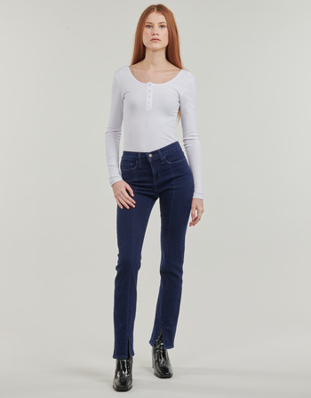 Textiel Dames Straight jeans Levi's 314 SHAPING SEAMED STRAIGHT Blauw