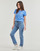 Textiel Dames Straight jeans Levi's 724 HIGH RISE STRAIGHT Lightweight Blauw
