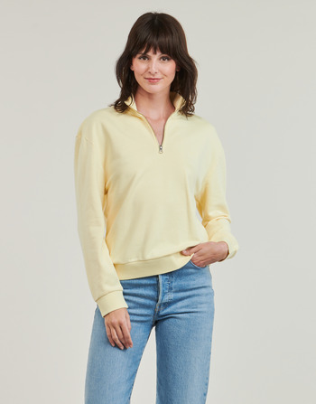 Textiel Dames Sweaters / Sweatshirts Levi's EVERYDAY 1/4 ZIP Geel