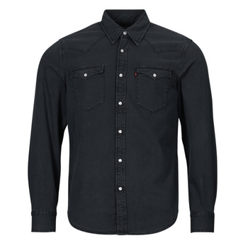 Textiel Heren Overhemden lange mouwen Levi's CLASSIC WESTERN STANDARD Blauw / Zwart / Overdye