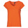 Textiel Dames T-shirts korte mouwen Pieces PCBILLO TEE LUREX STRIPES Oranje