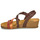 Schoenen Dames Sandalen / Open schoenen Art I LIVE Bruin / Oranje / Roze