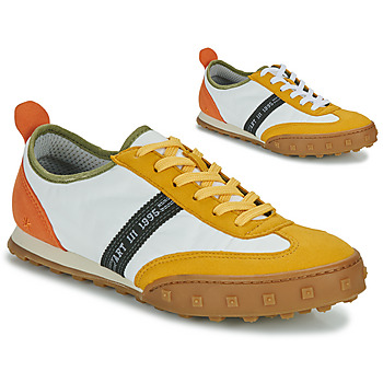 Schoenen Heren Lage sneakers Art CROSS SKY Wit / Geel / Oranje