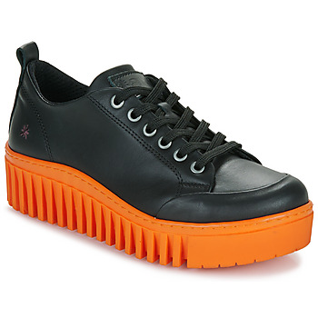 Schoenen Dames Lage sneakers Art BRIGHTON Zwart / Oranje