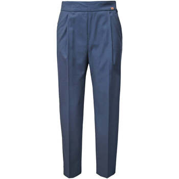 Textiel Dames Broeken / Pantalons Entre Amis  Blauw